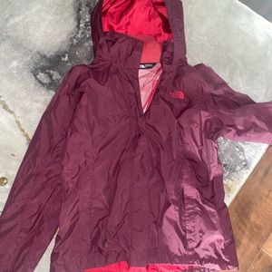 The northface rain jacket